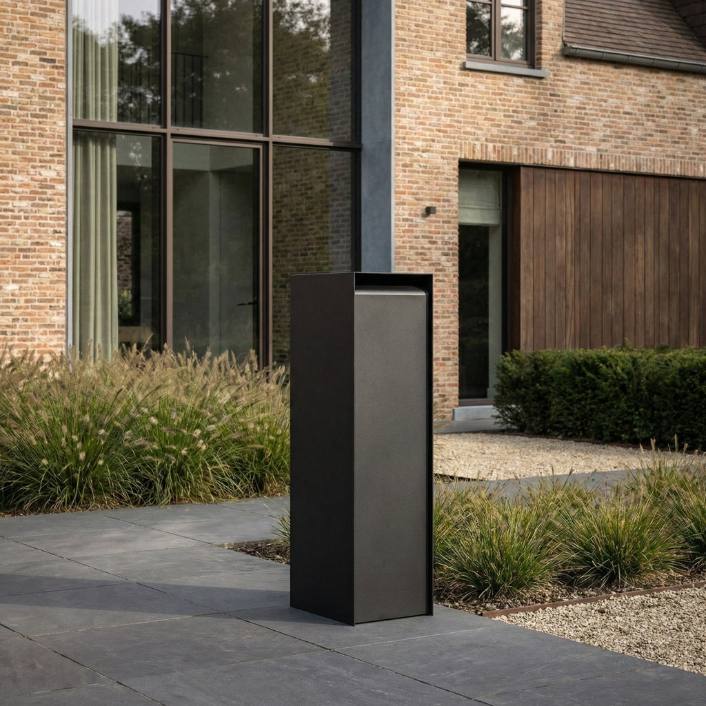 Nexus eSafe Brievenbus Pakjesbrievenbus Automatisch Slot Zwart Modern 
